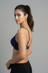 Zivame Essentials Double Layered Non Wired Full Coverage T-Shirt Bra - Deep Cobalt — thumbnail 3